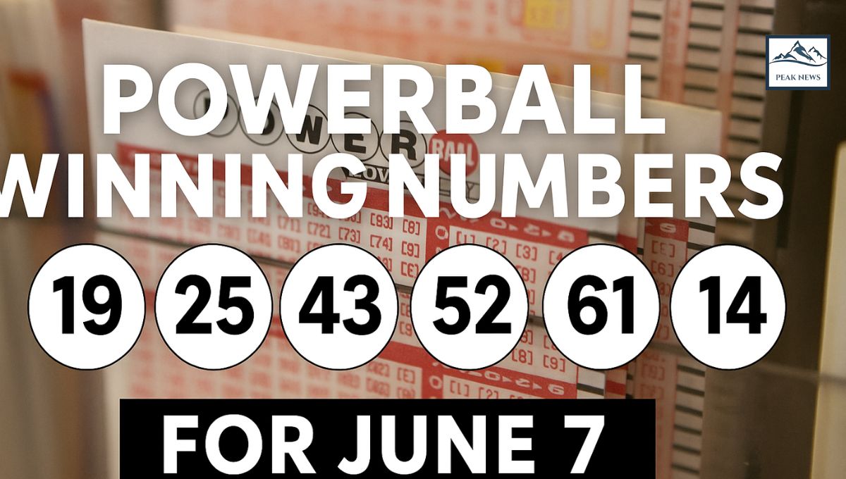 Powerball Winning Numbers for June 7